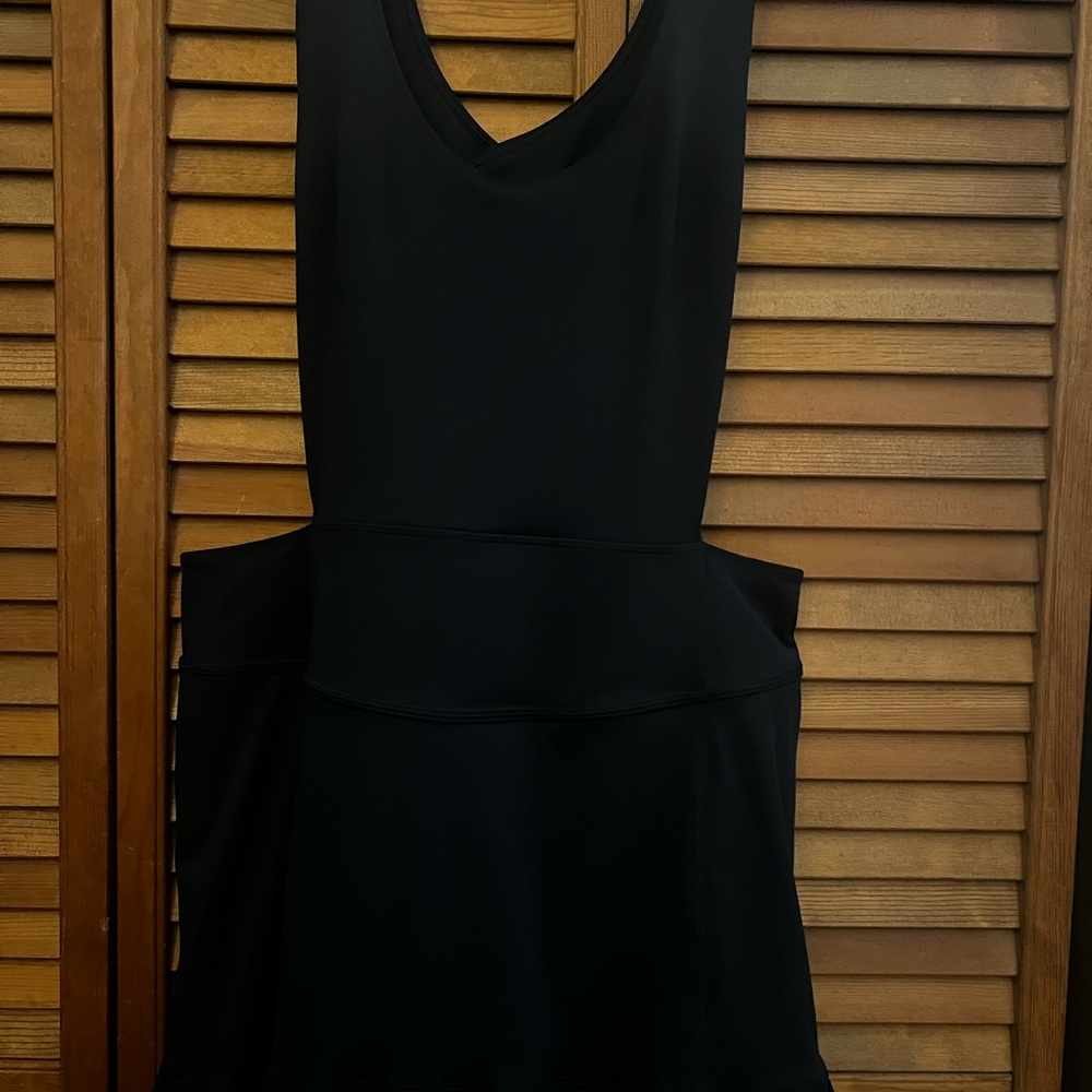 Free People Sleek Black Backless Dress